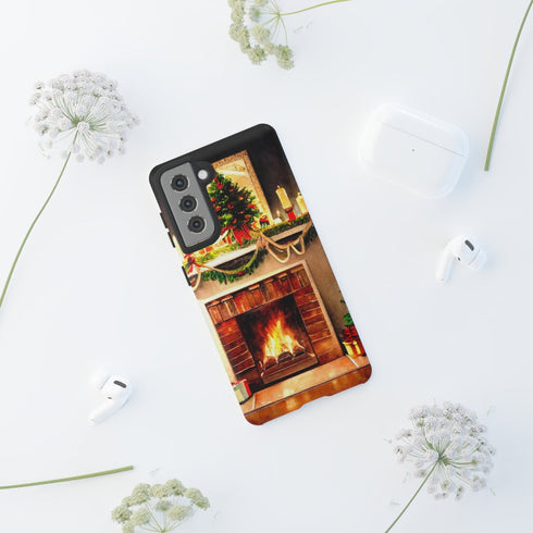 Warm Chirstmas Hearth - Impact Resistant Phone Case